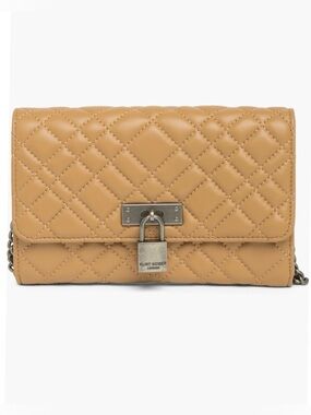 Kurt Geiger Brixton Leather Chain Wallet - NWOT - Color Camel